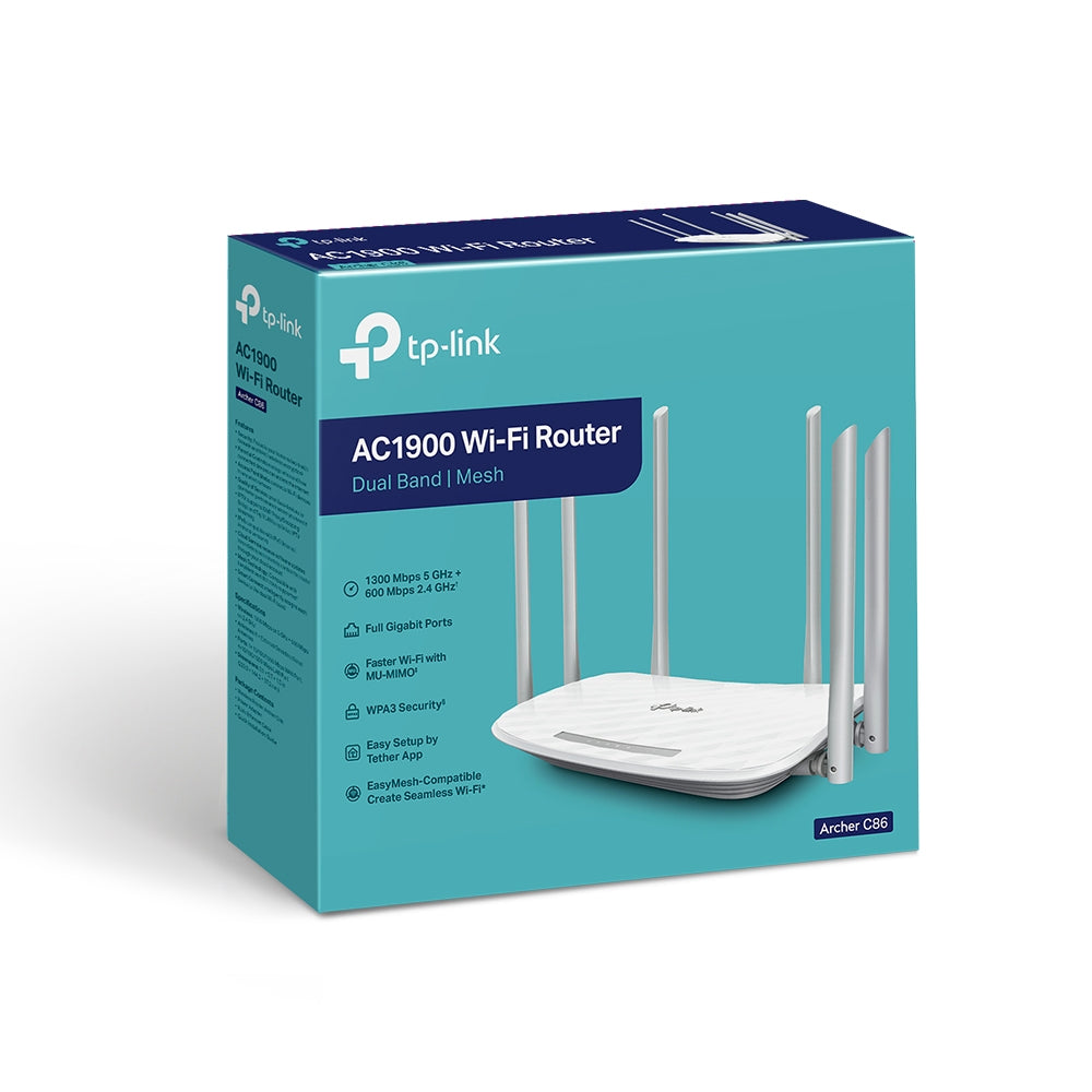 TP-Link Archer C86  AC1900 Wireless MU-MIMO Wi-Fi Route TP-Link Archer C86  AC1900 Wireless MU-MIMO Wi-Fi Route
